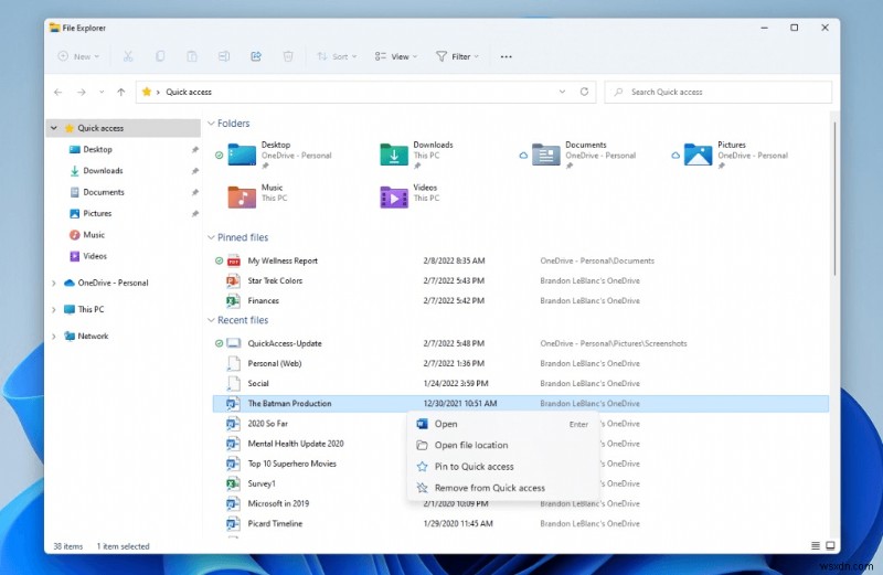 Windows 11에서 빠른 액세스가 작동하지 않나요? 확실한 해결 방법 5가지