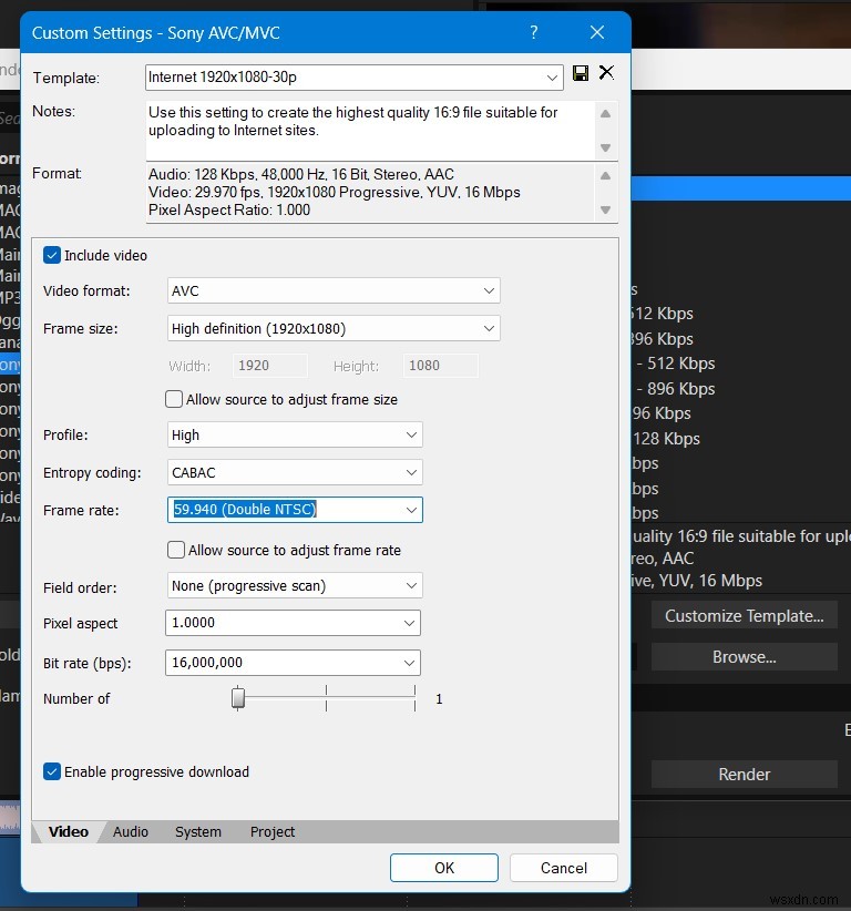 소니 베가스 프로(Sony Vegas Pro) 렌더링 설정 완벽 가이드 – 흐릿함 없는 초선명 영상 내보내기