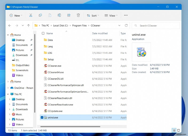 Windows 11/10/8에서 CCleaner가 삭제되지 않을 때 해결 방법