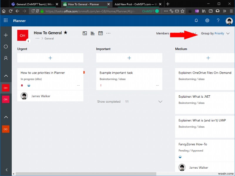Microsoft Planner 우선 순위 기능 활용법: 작업 관리 효율 높이기