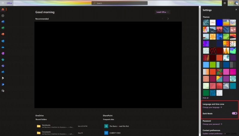 Microsoft 365 온라인을 나만의 스타일로 사용자 지정하는 최고의 방법