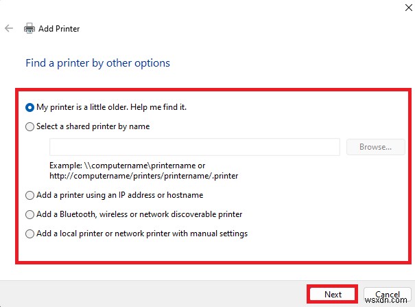 Windows 11에서 프린터 또는 스캐너 추가하는 방법