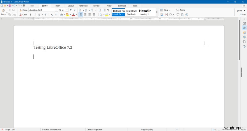 LibreOffice 7.3 리뷰 – 기대했던 전환점은 아니었다