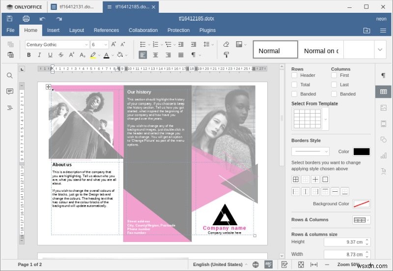 OnlyOffice Desktop Editors 5.5.1 리뷰 - 훌륭하지만 더 나아질 여지가 있다