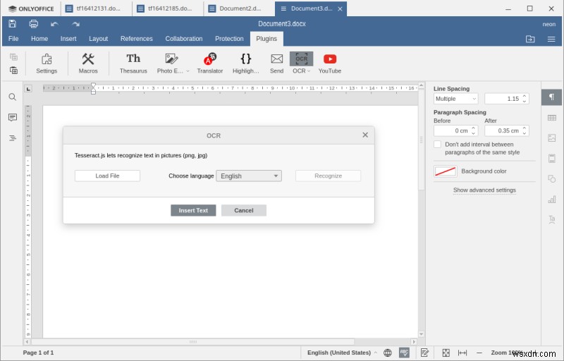 OnlyOffice Desktop Editors 5.5.1 리뷰 - 훌륭하지만 더 나아질 여지가 있다