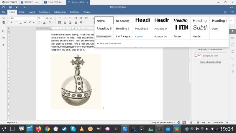 OnlyOffice Desktop Editors 5.5.1 리뷰 - 훌륭하지만 더 나아질 여지가 있다