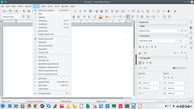 LibreOffice 6.0 리뷰 – 선량함과 우아함, 그리고 위대한 불꽃의 글꼴!