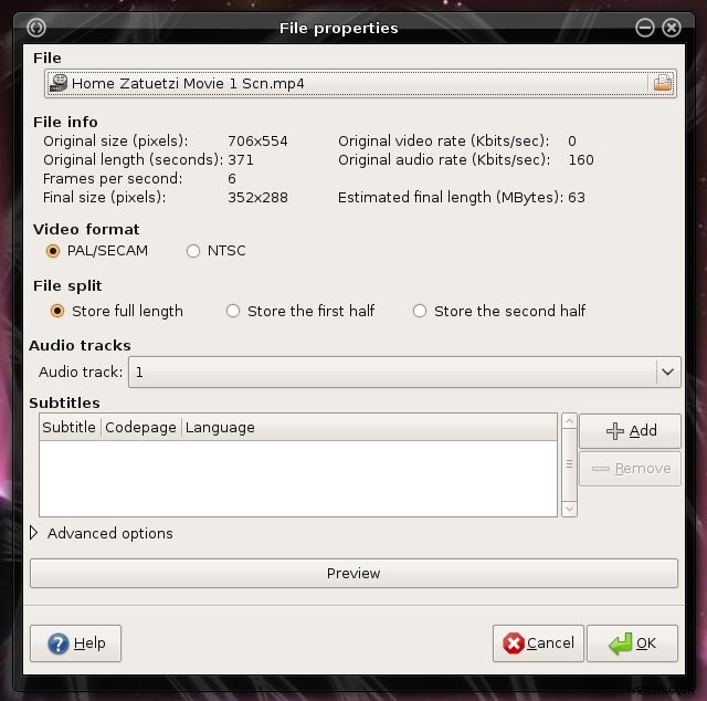 리눅스에서 DeVeDe로 DVD 영화 만드는 방법 – MPEG-4를 DVD로 변환하기
