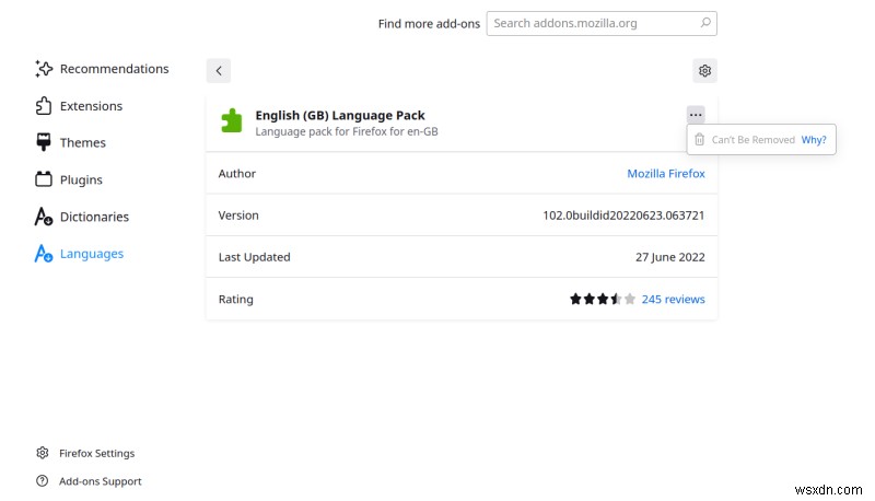 파이어폭스(Firefox) 불필요한 언어 팩 확인 및 제거 방법