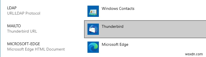 윈도우 썬더버드(Thunderbird) 요청한 작업을 수행할 이메일 프로그램이 없습니다 오류 해결 방법