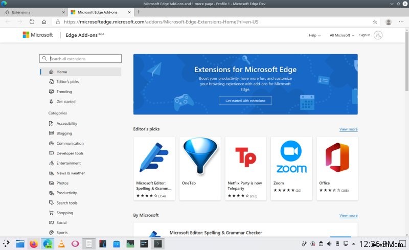 리눅스용 Microsoft Edge 첫 사용기: 새로운 도전자의 등장