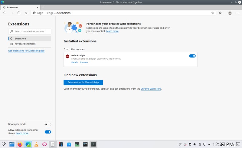 리눅스용 Microsoft Edge 첫 사용기: 새로운 도전자의 등장