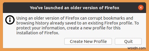 Firefox 기존 프로필 재사용 방법 - 구버전 실행 경고 완벽 해결 가이드