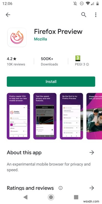 안드로이드용 Firefox Preview 리뷰 - 차세대 모질라 브라우저의 가능성과 아쉬움
