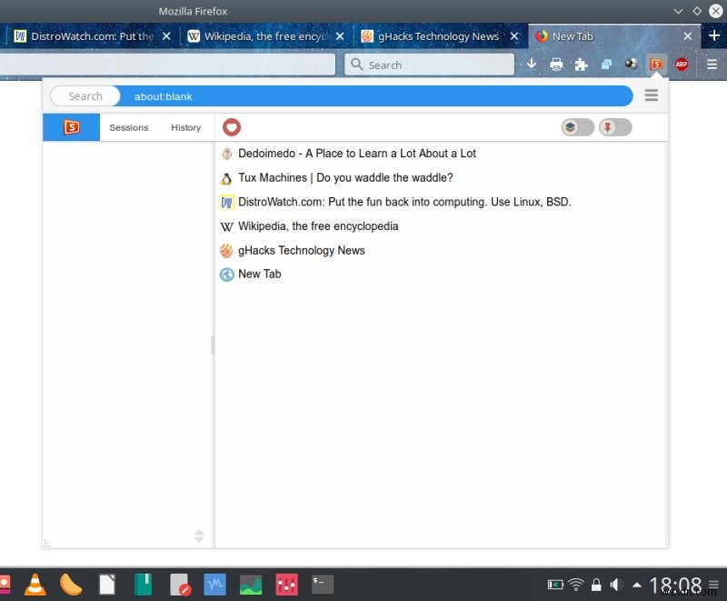 Session Sync – Firefox Quantum을 위한 훌륭한 세션 관리자