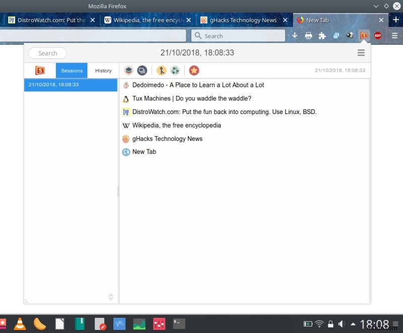 Session Sync – Firefox Quantum을 위한 훌륭한 세션 관리자