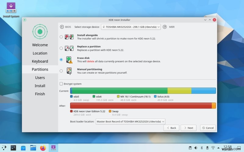 12년 된 2009년식 LG 노트북, KDE neon으로 되살리기