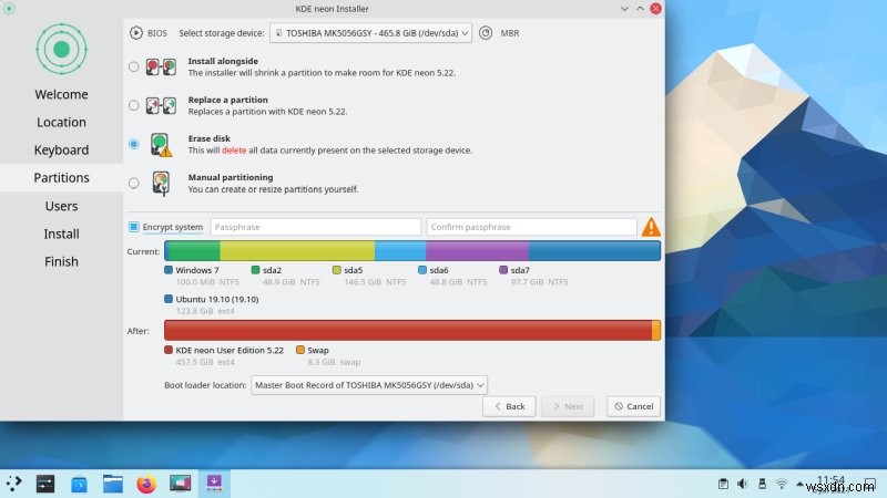 2010년식 HP Pavilion 노트북, KDE neon으로 되살리기