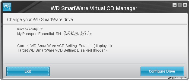 웨스턴 디지털(WD) 외장 하드에서 숨겨진 가상 CD(VCD) 파티션을 완전히 제거하는 방법