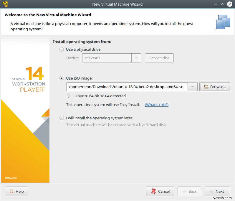 VMware Player 14 리뷰 – 데스크톱 가상화의 또 다른 현실