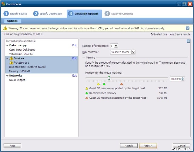 VMware Converter로 가상 머신 간편하게 변환하기