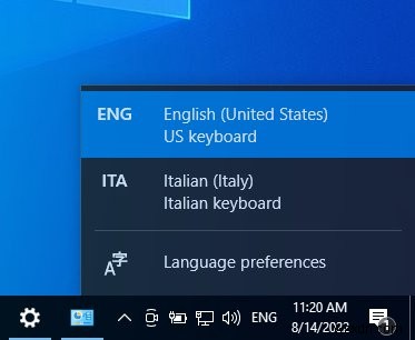 Windows 10에서 삭제되지 않는 고정 키보드 레이아웃 제거하는 방법