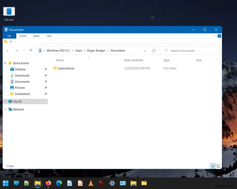 Windows 11 작업 표시줄에 원하는 폴더 바로 가기 고정하는 방법