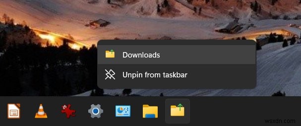 Windows 11 작업 표시줄에 원하는 폴더 바로 가기 고정하는 방법