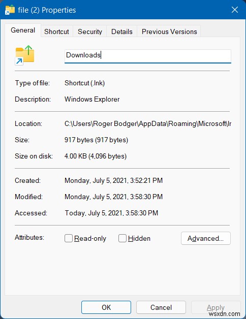 Windows 11 작업 표시줄에 원하는 폴더 바로 가기 고정하는 방법