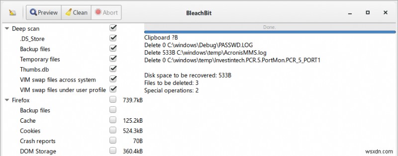 BleachBit 리뷰 – 일 년 내내 이어지는 봄맞이 대청소