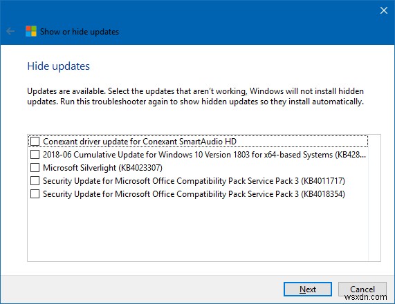 Windows 10 업데이트 숨기는 방법 – 업데이트 표시 또는 숨기기 문제 해결사 활용 가이드