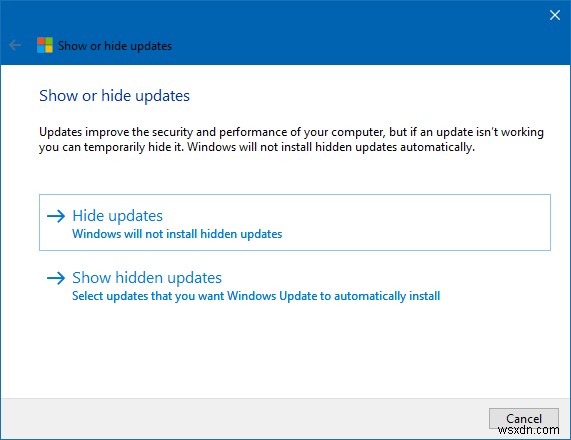 Windows 10 업데이트 숨기는 방법 – 업데이트 표시 또는 숨기기 문제 해결사 활용 가이드