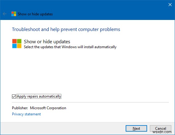 Windows 10 업데이트 숨기는 방법 – 업데이트 표시 또는 숨기기 문제 해결사 활용 가이드