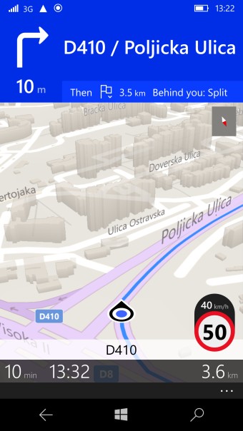 Windows Phone 내비게이션 로드 테스트 – HERE Maps vs 마이크로소프트 지도 완벽 비교