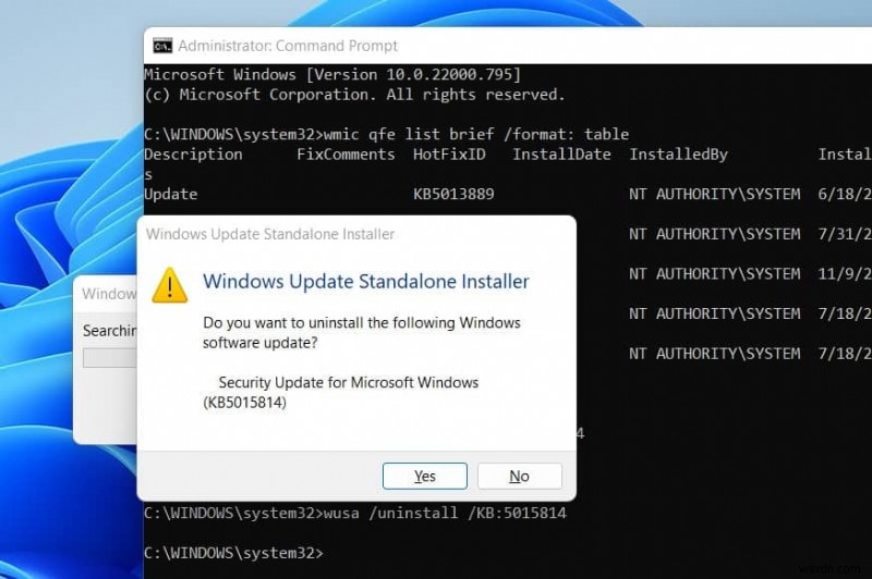 Windows 11 업데이트 제거 방법 총정리 (4가지 방법)
