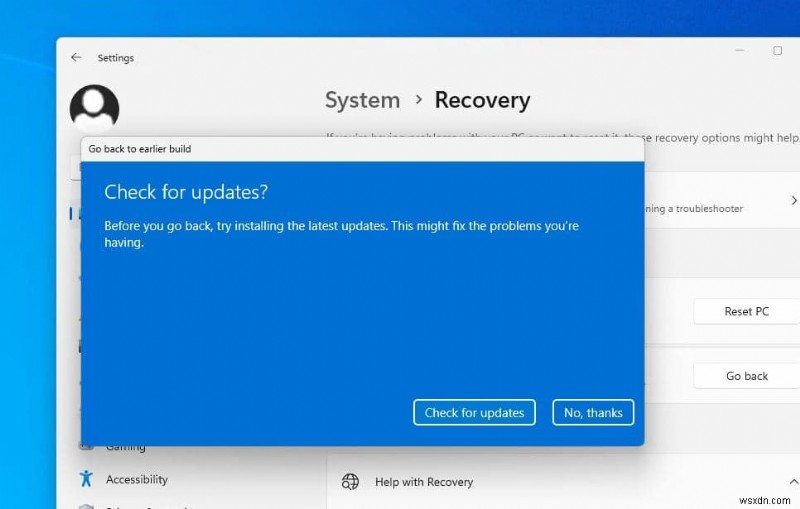 Windows 11 2022 업데이트(22H2) 제거 및 이전 버전으로 롤백하는 완벽 가이드