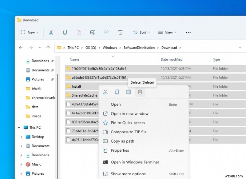 Windows 11 업데이트가 설치되지 않거나 다운로드가 멈출 때 해결 방법