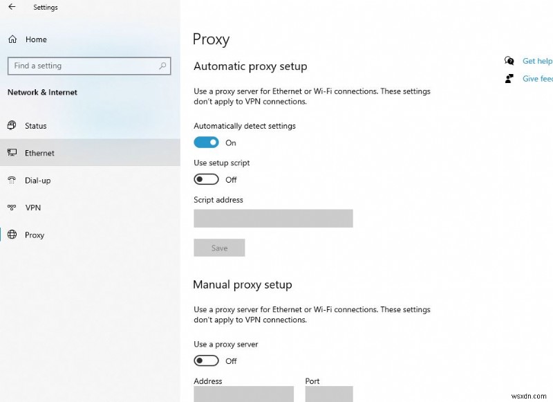 Windows 10에서 프록시 설정을 비활성화하는 3가지 쉬운 방법