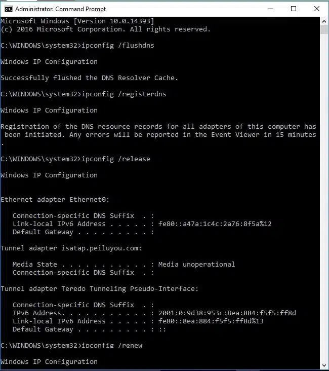 Windows 10/8.1/7에서  DNS 서버가 응답하지 않습니다  오류 해결하는 방법
