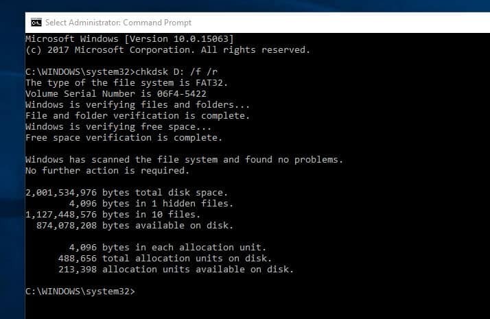 Windows 10에서  데이터 오류(순환 중복 검사)  해결하는 방법