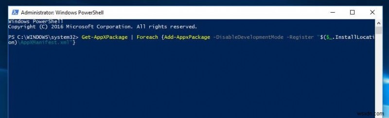 Windows 10 21H2 기본 앱 재설치 방법 – 설정 초기화부터 PowerShell 명령어까지