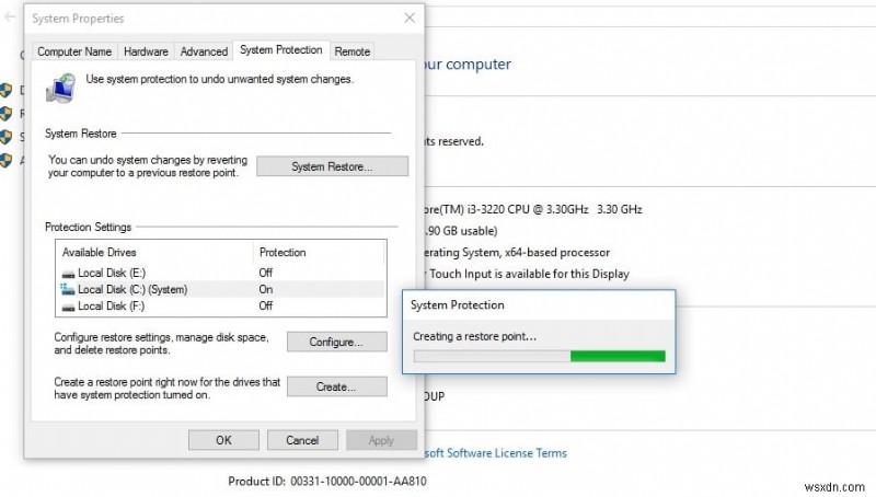 Windows 10 시스템 복원 지점 활성화 및 생성하는 방법 총정리
