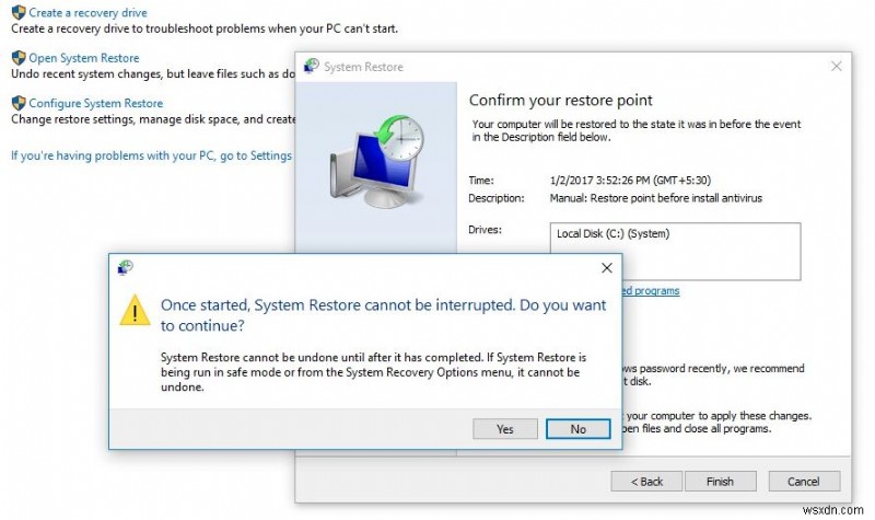 Windows 10 시스템 복원 지점 활성화 및 생성하는 방법 총정리