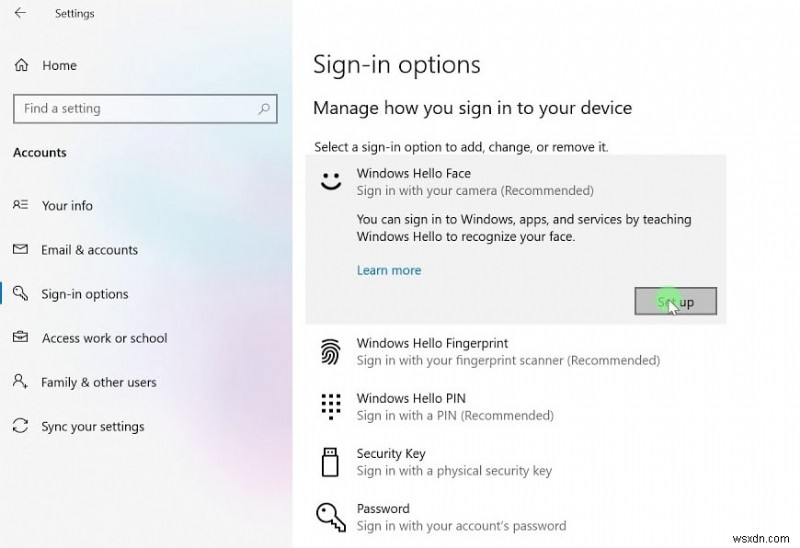 Windows 10 업데이트 후 Windows Hello 작동 안 됨 문제 해결 완벽 가이드