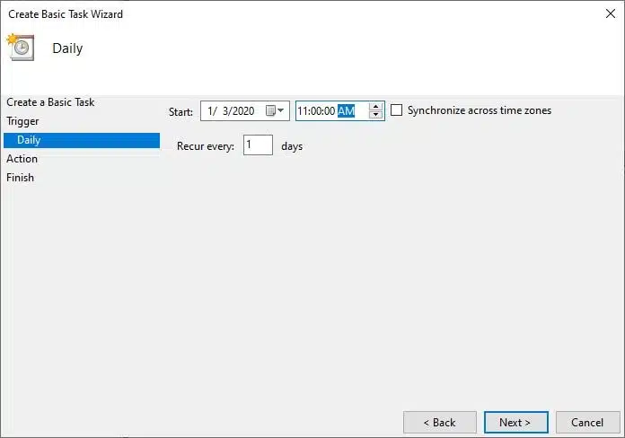 Windows 10 작업 스케줄러로 프로그램을 특정 시간에 자동 실행하는 방법