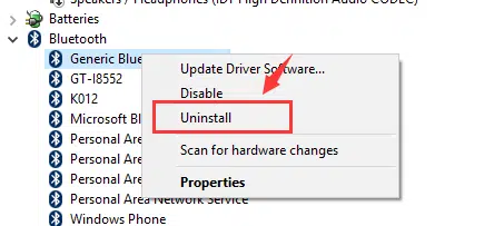 해결됨: Windows 10에서 블루투스 헤드셋이 재생 장치에 표시되지 않는 문제