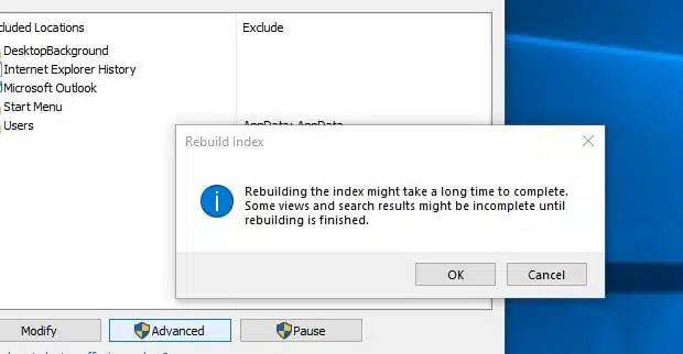 Windows 10 검색 인덱서(SearchIndexer.exe) CPU 점유율 100% 문제 해결 방법 총정리