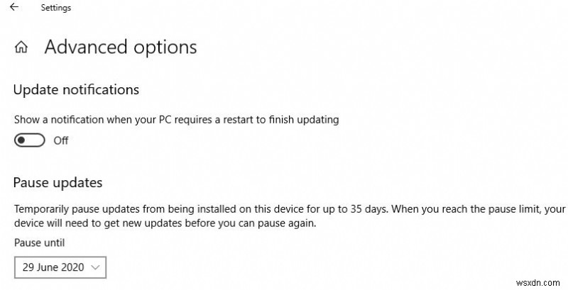 Windows 10 홈(Home) 에디션에서 자동 업데이트 비활성화하는 방법