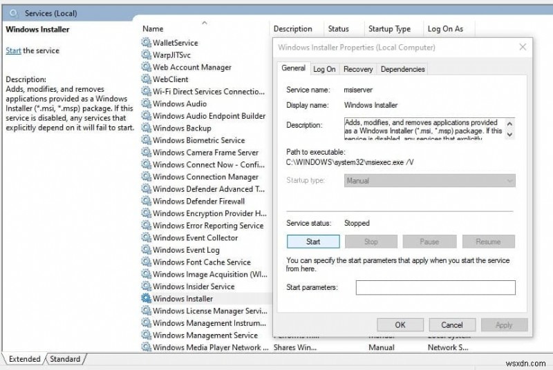 해결 방법: Windows 10에서 Windows Installer가 작동하지 않는 문제