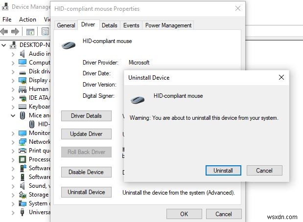 Windows 10에서 마우스 왼쪽 클릭이 작동하지 않을 때 해결 방법